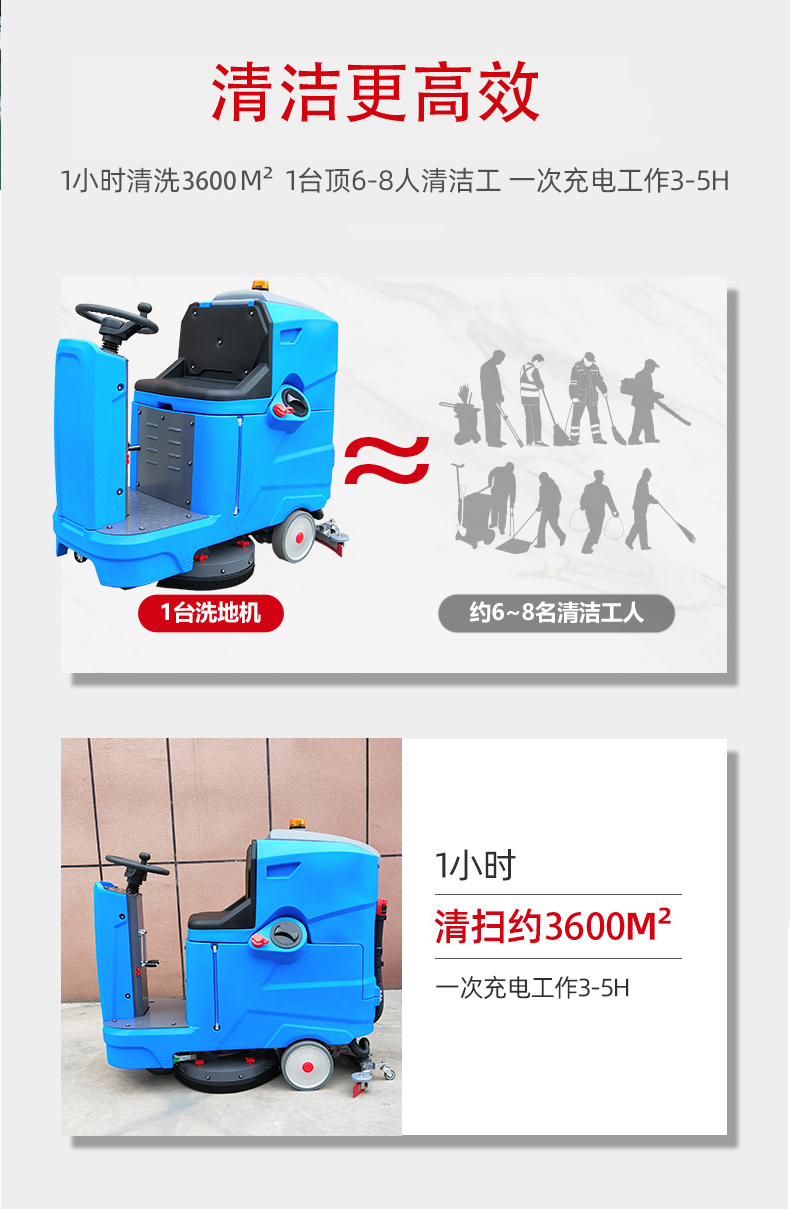 信阳驾驶式洗地机更适合用在高铁站