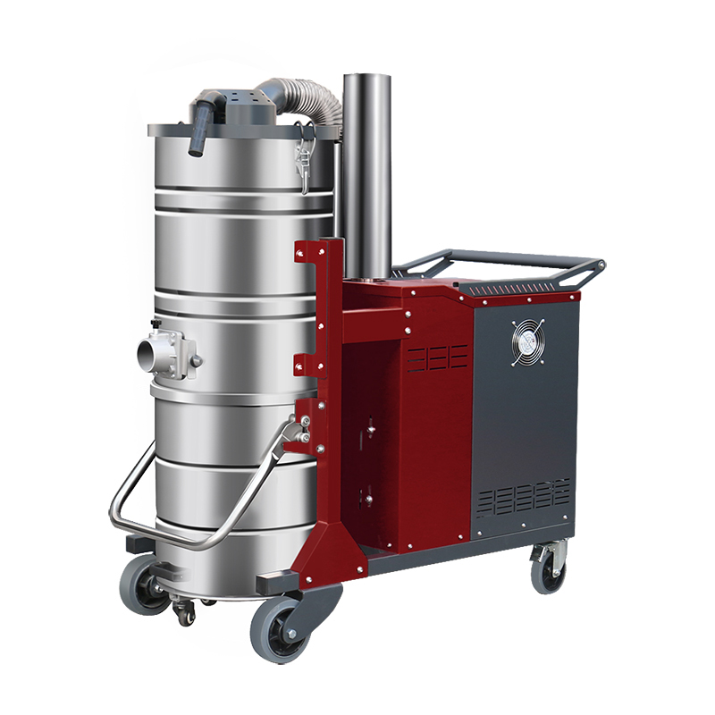 信阳坦洁380V 双桶手动反吹工业吸尘器X8系列